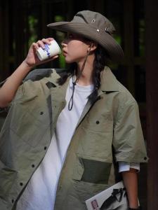 หมวกเดินป่า หมวกบักเก็ต หมวกปีกกว้าง ป้องกันรังสียูวี มี 3 สีให้เลือก พับเก็บได้ hat เนื้อผ้าคอตตอน ใส่ได้ทั้งชายหญิง