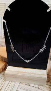 Kalung Nama - Zedd Jewelry: Warna Silver dan Emas Tahan Lama Anti Karat - Cantik Berkualitas Cocok Untuk Kado Hadiah - Olivia Emma Necklace: Titanium 18K Gold Plated - COD Bayar Di Tempat