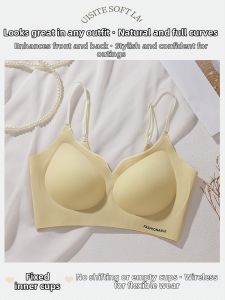 Summer Slim Fit Small Bust Support Seamless Comfort Back Beauty One-Piece Bras
