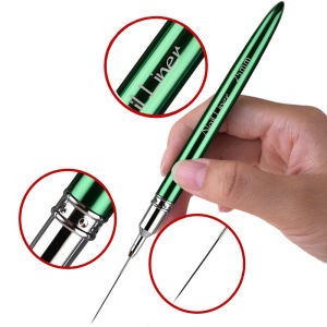 6/9/12/15/18/25mm Metal Handle Art Liner DIY Painting Brush Drawing Lines Stripe Flower Painting Pen UV Gel Brush