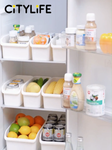 Citylife Food Drawer Storage Organizer Fridge Organizer Condiments Organizer Cabinet Rack Kitchen Organizer