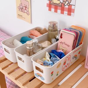 Multi-function Creative Desktop Phone Case Underwear Storage Box TV Remote Control Cosmetics Desk Organizer Household Office Small Baskets