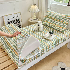 SHAYA | Natural Cotton Traditional Cloth Student Dormitory Mattress Protector 90x190cm Single Bed