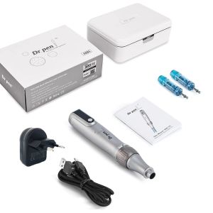Dr. Pen | New Dr. Pen M8S Wireless Adjustable Electric Skin Care Pen with 2Pcs Replacement Cartridge Beauty Device Kit Needle length 0.2mm