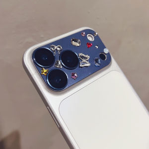 กระจกเลนส์กล้องสำหรับ iPhone 17 Pro 17 Pro Max Air Diamond ฝาครอบป้องกันเลนส์กล้องด้านหลังสำหรับ iPhone17Pro Max