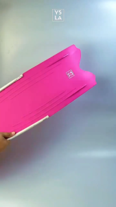Wave Colored Long Freediving Fins White Foot Pocket