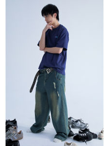 Mentmate Summer Casual Loose Mens T-shirt Short Sleeve round Neck Print Cotton Comfortable Breathable Sweat-wicking Tee