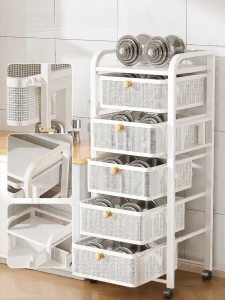 B&W | Kitchen Multi-level Drawer Organizer for Fruits and Snacks