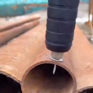 5 Speed Adjustable Manual Powerful Nail Gun Concrete Rivet Tool 5 Gears Manual Steel Rivet Gun Fast Powerful Tufting Wall Wire Puncher Pipe Clamp Nail Slotting Device Silencing Processing Decorative Wall Tool Set 钢钉枪