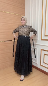 Aylin Dress Brukat Premium / Gamis Brukat BCB
