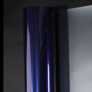 ROLL 152Cm Sticker FANCHI ID-8412 PET (PREMIUM) Liquid Metal Gentian Blue / ROLL