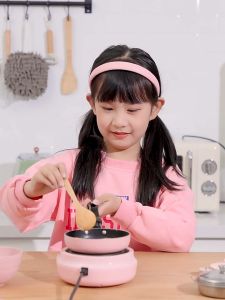 ชุดเครื่องครัวทําอาหารจริง ขนาดเล็ก ของเล่นเสริมการเรียนรู้ สําหรับเด็ก