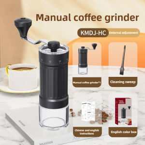 Máy Xay Cà Phê Cầm Tay Chuyên Nghiệp Có Thể Điều Chỉnh Bằng Gốm Hình Nón Bằng Thép Không Gỉ Máy Xay Cầm Tay Dành Cho Du Lịch Cắm Trại Đen/Trắng