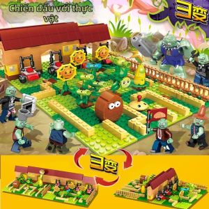 MOWEI | Bộ Đồ Chơi Giáo Dục Plant vs Zombies: Trận Chiến Nông Trại và Mê Cung