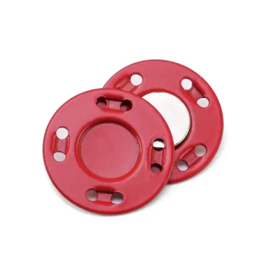 Colorful Round Magnetic Snap Buttons DIY Sewing Tools That Require No Sewing or Nailing and Can Be Fastened With Just One Pres