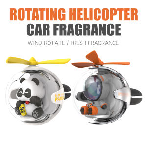 Unlit Helicopter rotating propeller cool pilot car air freshener vent clip accessories decoration perfume fun fragrance diffuser