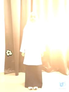 UNIFORM PELANGI Kain Susun Sekolah Rendah Biru Tua Licin / Good Quality Kain Susun Primary School Dark Blue