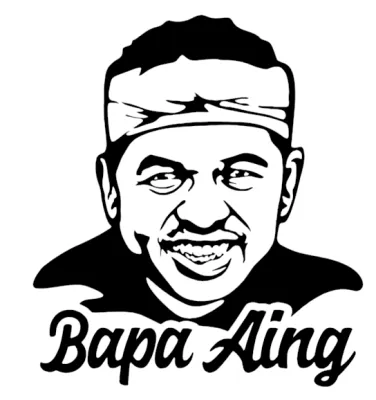 Stiker Catting Logo Timbul KDM Bapa aing