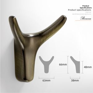 Modern Ins Style Black Horn Clothes Hook