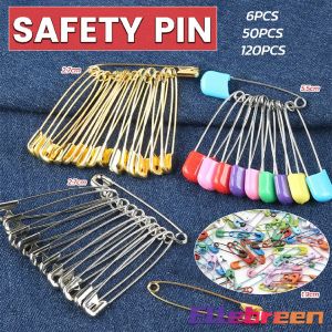 Plastic Safety Pin Big Small Golden/Silver/Colorful Baby Diaper Pins