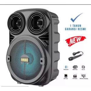 PROMO~Speaker Karauke Bluetooth Portable Gratis Mic 85Inch Kimiso Qs-7801 / Speaker Karauke Free Mic 65Inch Kimiso Qs-3381 / Salon Aktif Portable Radio Fm Mp3 Super Bass Speaker Aktif~CODD