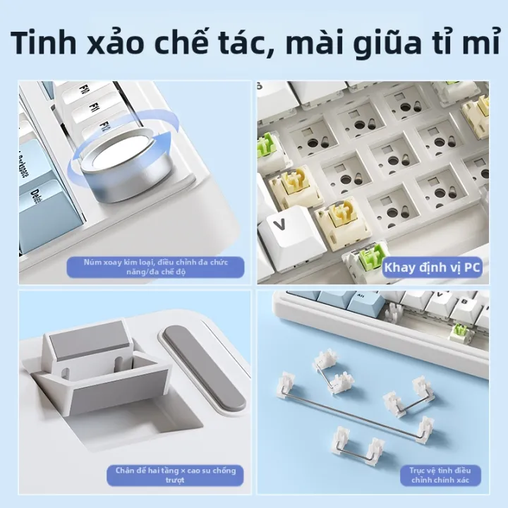 AULA |Bàn phím cơ ba chế độ Lang Tu F75 | BigBuy360 - bigbuy360.vn