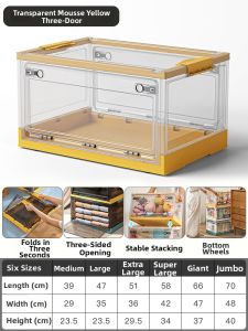 XINGYOU | Book Style Folding Clothing Storage Box