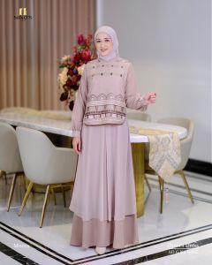 ZALEYA NINOS DRESS GAMIS MODE TERBARU BEST SELLER DAN REAL ORIGINAL (JHDSELISA KAMILA)