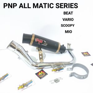 Knalpot Racing R9 Mugello Black List Gold Beat Scoopy Genio Vario Mio Fino X-Ride Spin Spacy Nex Mio J Vario 125 Vario 150