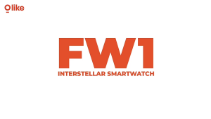 Olike interstellar FW1 Smartwatch HD Display 1.28" Health Sport Watch