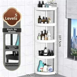 MINGZHIYIFAN | Bathroom Multi-layer Corner Shelving Rack