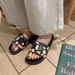 Dép Đi Trong Nhà Mùa Hè Thời Trang Hàn Quốc Màu Khối Cho Cặp Đôi Đế PVC Chống Trượt Dép Đi Trong Nhà Cho Nam Và Nữ