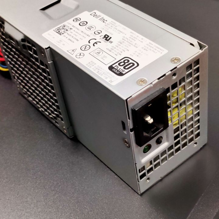 Alimentation PC Dell 250W D250AD-00 - Pour Optiplex 390, 790, 990, 3010 - Format Ultra Fin, Connecteurs 24 Broches Et SATA