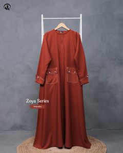 UKHIJAB - Zoya set Khimar cadar Jetblack Moreba x wolfis forzaleta