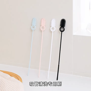 Ready Stock - Soft Straw Cleaning Brush - Flexible Multi-Purpose High-Temp Resistant