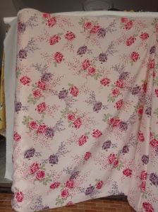 Kain Ailk Satin Braidal Motif Kualitas Premium Harga Setengah Meter