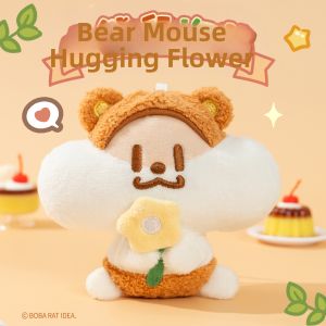 TAOZIAWA | Cute Bear with Flower Design Plush Charm