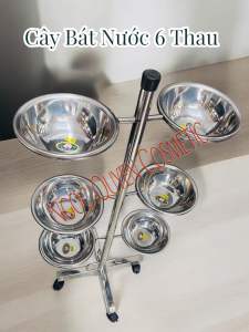 Cây Bát Nước Spa Inox Kèm 6 Thau