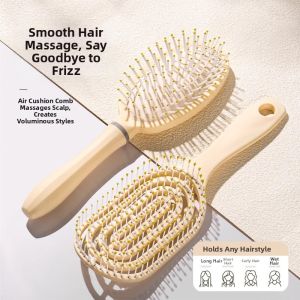 Long Hair Comb Set Combination Airbag Curling Massage Comb Womens Household Dormitory Student Use Portable Hairdressing