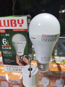 LAMPU LED EMERGENCY LUBY 6 WATT LAMPU AC/DC LUBY 6 WATT LAMPU MAGIC