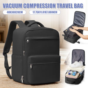 Vacuum Compression Backpack Ryanair Approved Carry-On 40x30x20 Travel Backpack Durable Airline Business Backpack Storage Bag