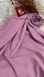 1 METER Kain Diamond Stretch Italiano - Diamond Crepe Georgette Original Import Tidak Jual KW