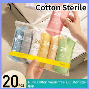 Ange 5/10/20pcs Disposable Panties Ladies Pure Cotton Sterile Travel Business Trip Shorts Portable Pregnant Women Postpartum Confinement