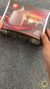 CY Beverages Double hot chocolate less sugar / CY chocolate drink less sugar 3in1 8x39g