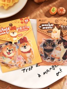 Mr.paper | Cute Cartoon Cat Dog Diary Sticker
