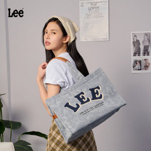 LEE Branded Large Tote Bag For Women With 14" Laptop Capacity Korean Shoulder Shopping Bag For Lady Office Books Hand Bag For School Student Girls