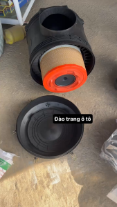 Bầu lọc gió 28x41 tặng kèm lõi lọc vỏ nhựa cổ 18x21cm kích thước vỏ bầu ngang 39 dài 42cm lọc gió động cơ xe ô tô howo