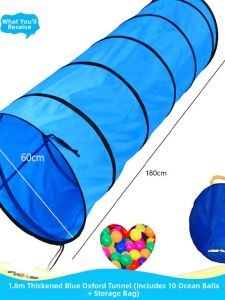 LIUGONGZHUCHENGBAO | Thickened Caterpillar Tunnel Tent for Toddlers Sensory Training