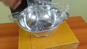 Stainless Steel Colander Strainer Sieves with Pudding and Handle(HIGH QUALITY)