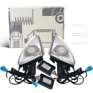 Loa Tweeter Xoay 4D Cho Xe Mercedes Benz W213 W205 X253 GLC W222 C/E/S-Class Còi Treble Với Đèn Viền 7/64 Màu Lắp Đặt Lại